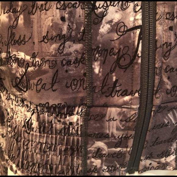 Lululemon Da Bomber Inky Manifesto Jacket NWOT - Picture 2 of 6